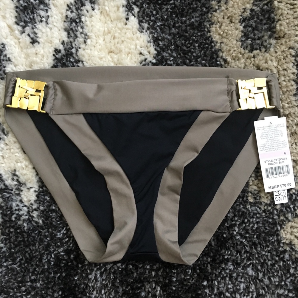 Trina Turk Colorblock Riviera Bikini Bottom Size 6